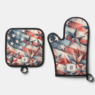 Ensemble De Gant De Cuisine Et De Manique Porte-pots et Mitt au four