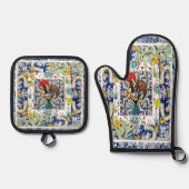 Ensemble De Gant De Cuisine Et De Manique Portugal (Recto)