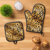 Ensemble De Gant De Cuisine Et De Manique Poster de animal (De haut en bas)