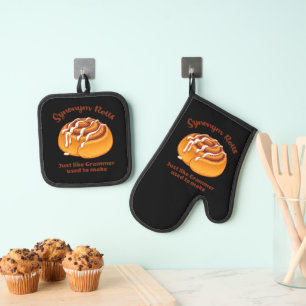 Ensemble De Gant De Cuisine Et De Manique Roulés synonymes juste comme Grammer utilisait pou