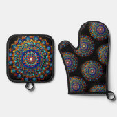 Ensemble De Gant De Cuisine Et De Manique Sérénité (Recto)