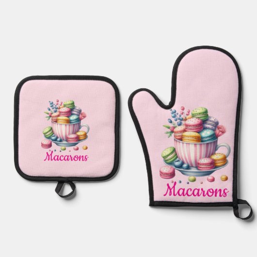Ensemble De Gant De Cuisine Et De Manique Set de Manoplas (Recto)