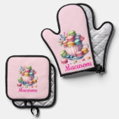 Ensemble De Gant De Cuisine Et De Manique Set de Manoplas (Recto/Verso)