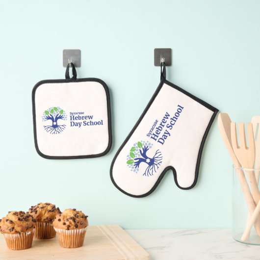 Ensemble De Gant De Cuisine Et De Manique SHDS Four Mitt et Pot Holder (In situ (suspendu))
