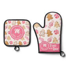 Sugarplums roses et pain d'épices personnalisés Na