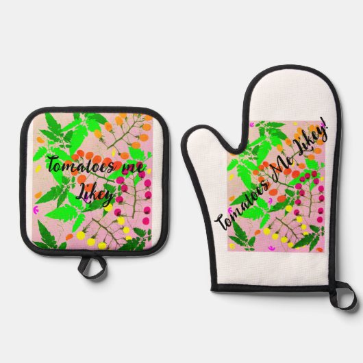 Ensemble De Gant De Cuisine Et De Manique tablier (Recto)