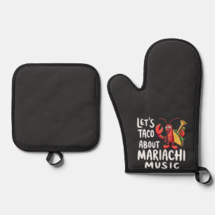 Ensemble De Gant De Cuisine Et De Manique Taco À propos de Mariachi Musique : Drôle homard