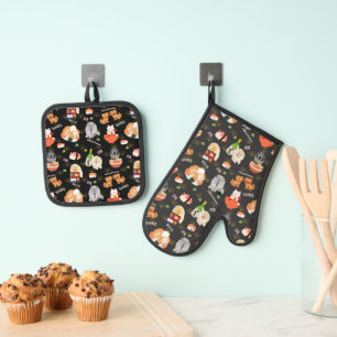 Ensemble De Gant De Cuisine Et De Manique TOKYO CHOWTIME Chow unisex