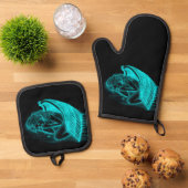 Ensemble De Gant De Cuisine Et De Manique Un ange endormi (De haut en bas)