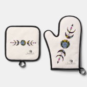 Ensemble De Gant De Cuisine Et De Manique Unbreakable Nature's Cycle (Recto)