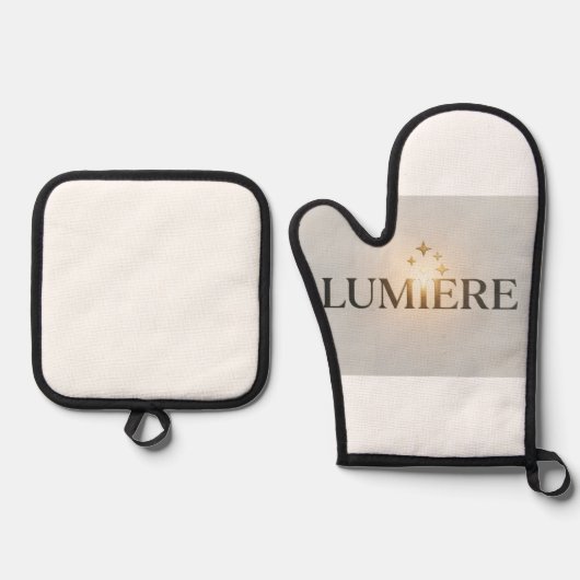 ENSEMBLE DE GANT DE CUISINE ET DE MANIQUE VASOS  (Recto)