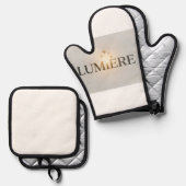 ENSEMBLE DE GANT DE CUISINE ET DE MANIQUE VASOS  (Recto/Verso)