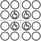 Ensemble de guides de Étiquette de graveur de noeu (Devant)