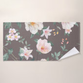 ensemble de haute qualité de fleurs d'aquarelles d (Serviette de bain)