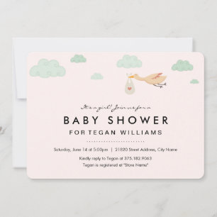 Ensemble de joie Invitation baby shower