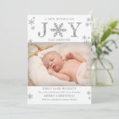 Ensemble De Joy Noël Faire-part de naissance (Debout devant)