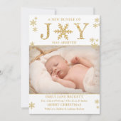 Ensemble De Joy Noël Faire-part de naissance (Devant)