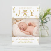 Ensemble De Joy Noël Faire-part de naissance (Debout devant)