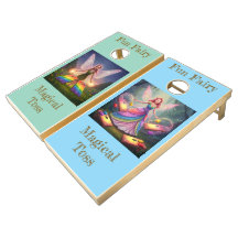 Ensemble de lancer de cornhole pour mariage de fée