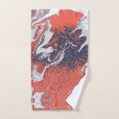 Ensemble de marbre abstrait de serviette de salle (Serviette à main)