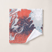 Ensemble de marbre abstrait de serviette de salle (Gant de toilette)