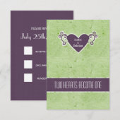Ensemble de mariage Pomme et Prune - RSVP (Devant / Derrière)