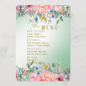 Ensemble de mariages : les menus (Devant)