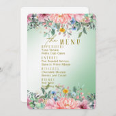 Ensemble de mariages : les menus (Devant / Derrière)