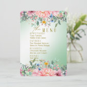 Ensemble de mariages : les menus (Debout devant)