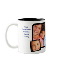 Ensemble de Mug Café Collage Photo Famille