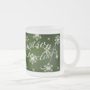 Ensemble de Mug de Vacances Vertes Bonnes Fêtes