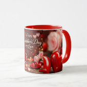 Ensemble de mug 'Toujours votre Valentin' (Devant droit)