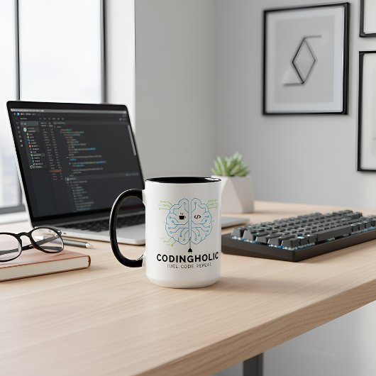 Ensemble de mugs pour duo de codeurs pour programm