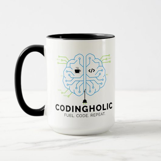 Ensemble de mugs pour duo de codeurs pour programm (Gauche)