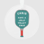 Ensemble de Noël de Pickleball (dos)