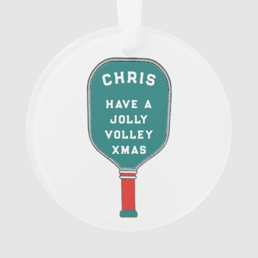 Ensemble de Noël de Pickleball (dos)