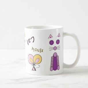 "Ensemble de nouveau" chat & souris Mug