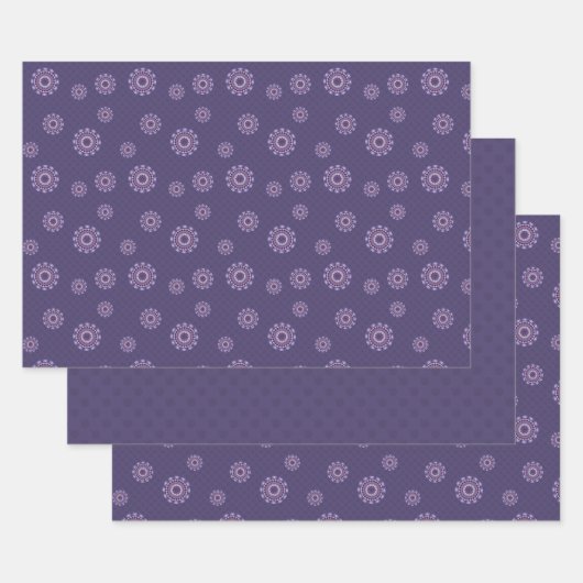 Ensemble de papier à envelopper Mandala (Lot)