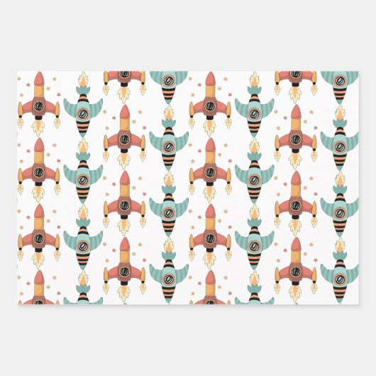 Ensemble de papier à thème Espace (Devant 3)