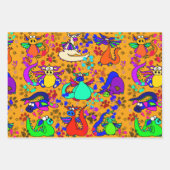 Ensemble de papier cadeau de dragon de dessin anim (Devant)