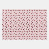 Ensemble de papier cadeau de la Saint-Valentin en (Devant)