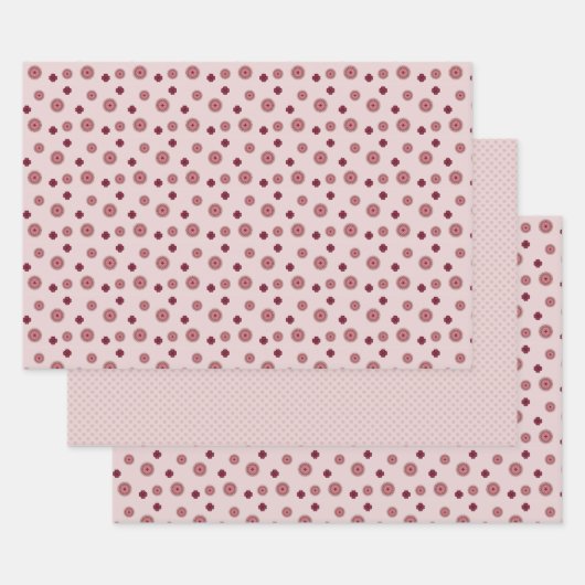Ensemble de papier cadeau de la Saint-Valentin en (Lot)