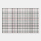 Ensemble de papier cadeau de Noël chic avec gui et (Devant 2)