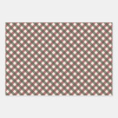 Ensemble de papier cadeau de Noël Forêt Patchwork (Devant 2)