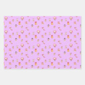 Ensemble de papier cadeau de Noël mignon (Devant 2)