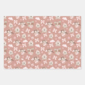 Ensemble de papier cadeau fantaisiste pour filles (Devant)