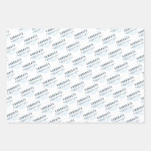 Ensemble de papier cadeau Félicitations Je suis ra (Devant 2)