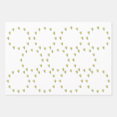 Ensemble de papier cadeau - Fleurs de jonquille X  (Devant 3)