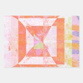 Ensemble de papier cadeau Mixed Media Orange Crush (Devant)
