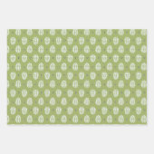 Ensemble de papier cadeau Pin et Cône de Pin (Devant 2)